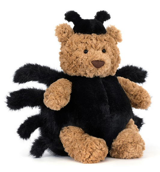 Jellycat, Bartholomew Bear, Spider