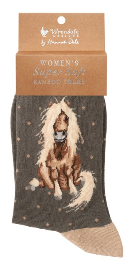 Wrendale, Socks, Size 4 - 8, Horse, Gloria