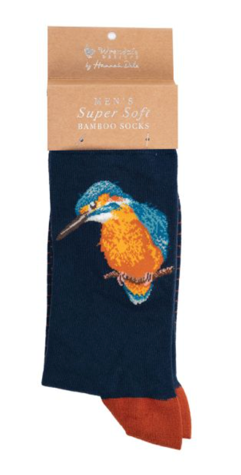 Wrendale, Socks, Size 7 - 11, The Kingfisher