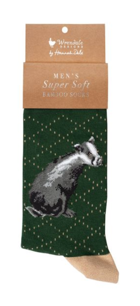 Wrendale, Socks, Size 7 - 11, Badger, Country Gent