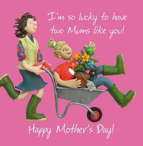 Two Mums Mothers Day card