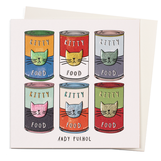 Andy Purhol | Art Pun Greeting Card | Niaski