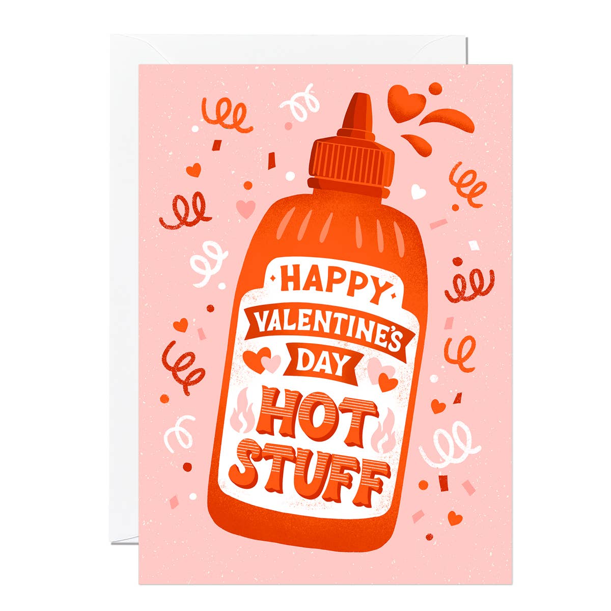 Ricicle Cards - Happy Valentine's Day Hot Stuff Greeting Card | Funny | Men