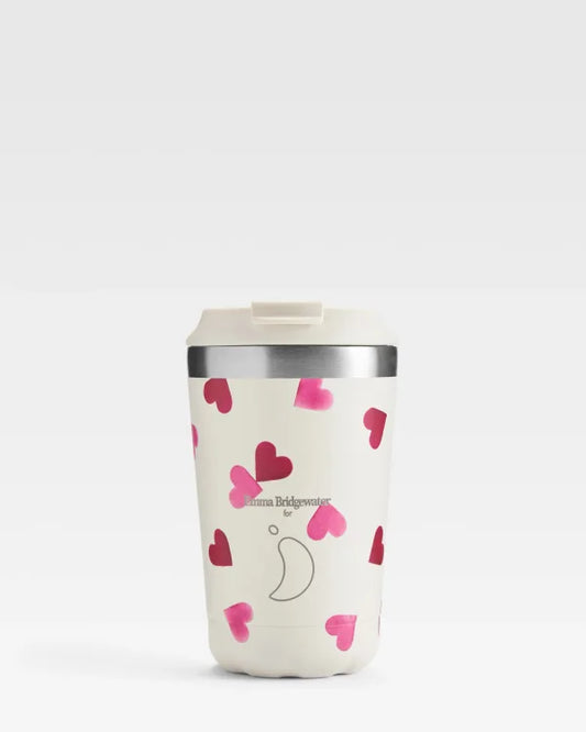 Chilly's Original, Coffee Cup 340ml, Emma Bridgewater, Hearts