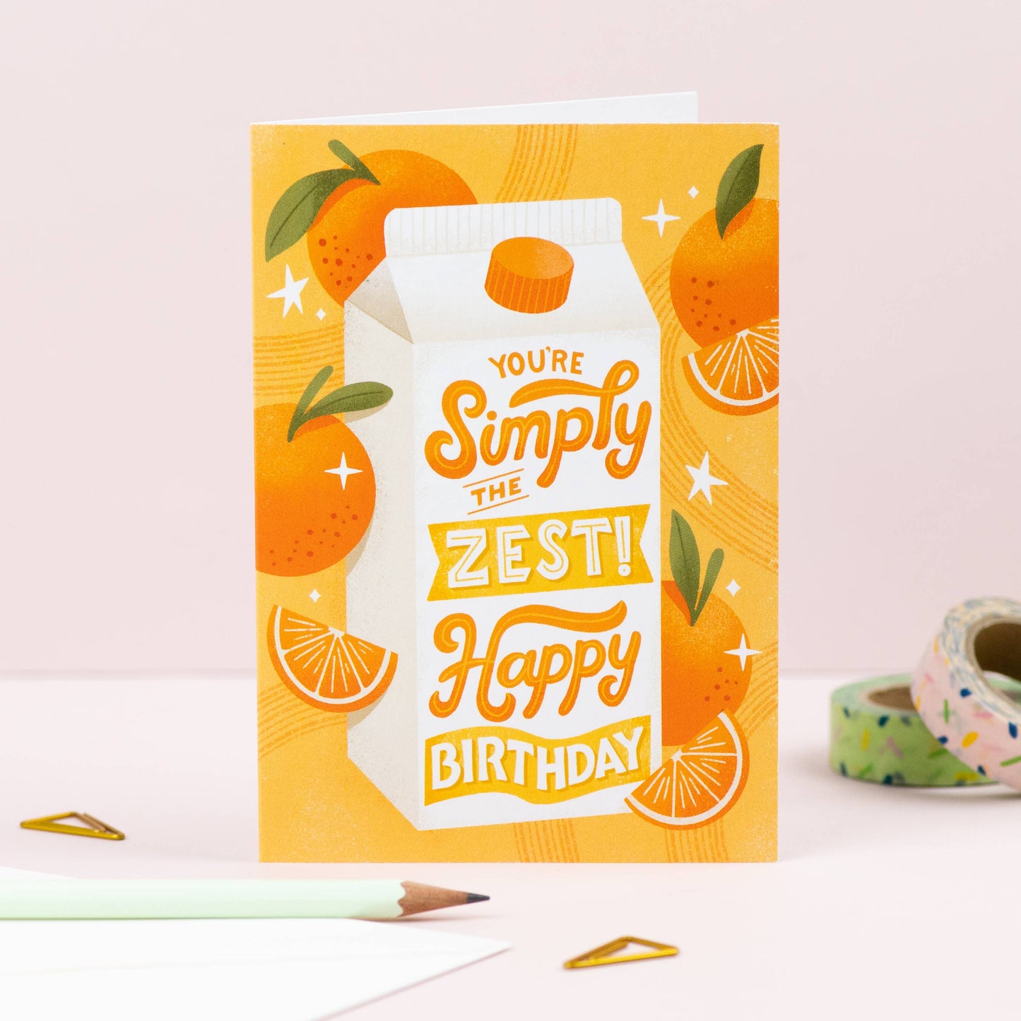 Ricicle Cards - Simply The Zest | Pun Birthday Card | Funny Greeting Card
