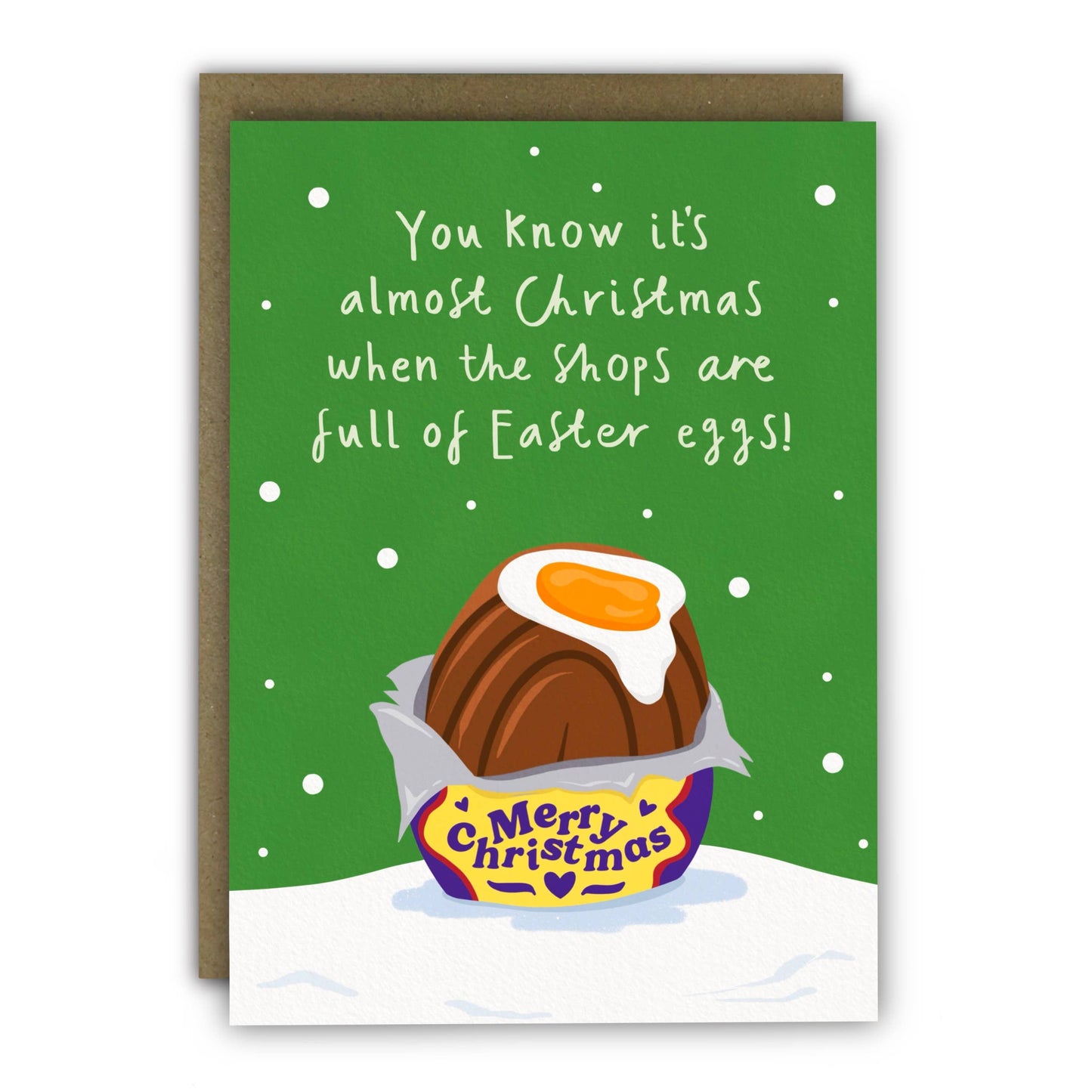 Funny Christmas Card - A6 - Shops Full of Easter Eggs
