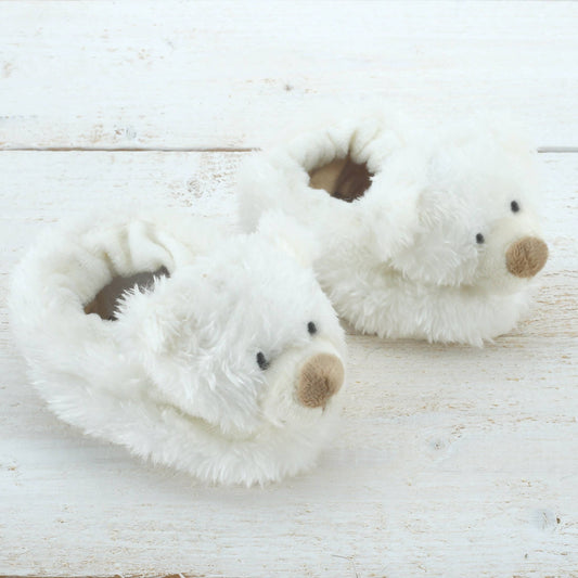 Jomanda, Bear Baby Soft Plush Slippers House Shoes - (0-6 months)