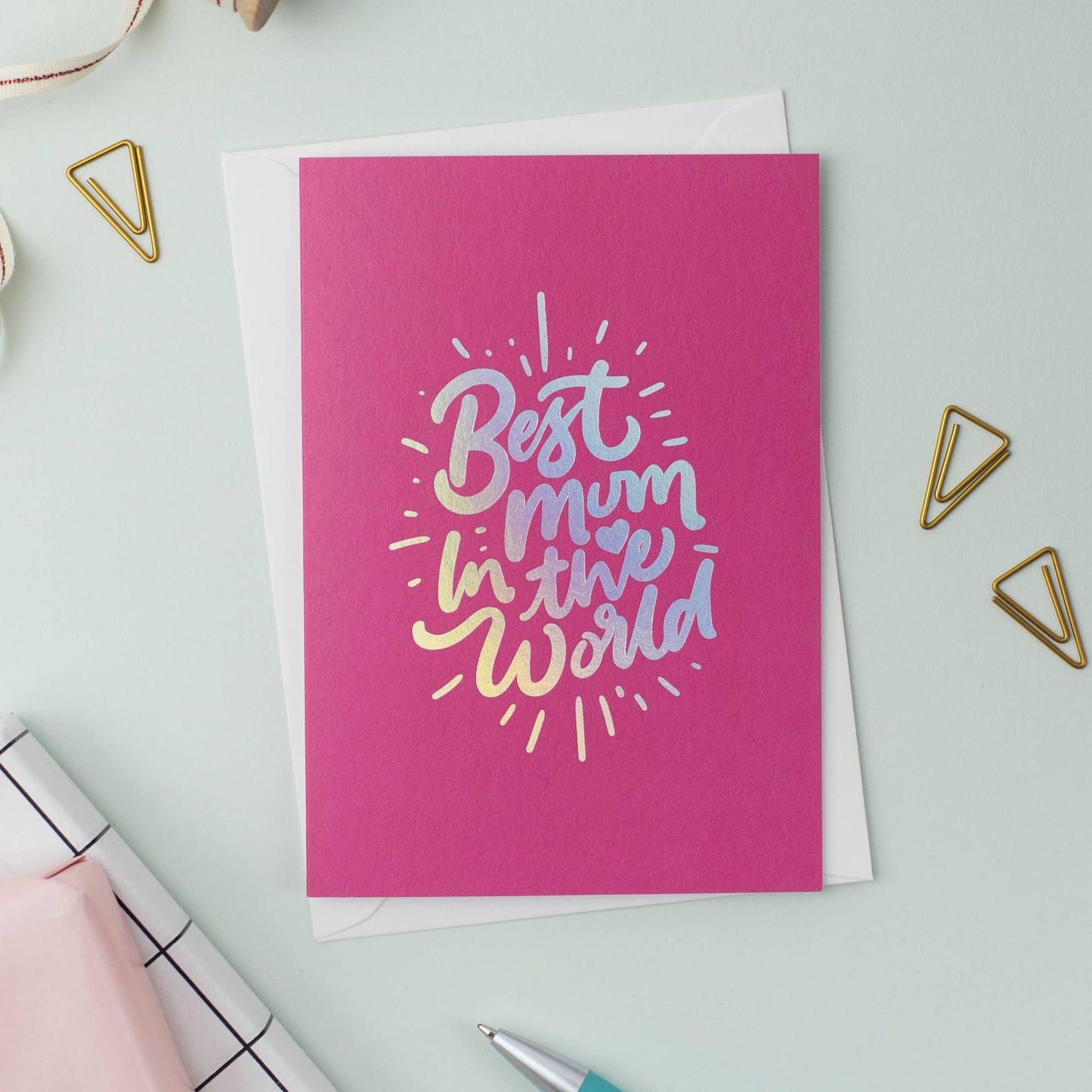 Ricicle Cards - Best Mum in the World | Mother's Day Card | Greeting | Gift