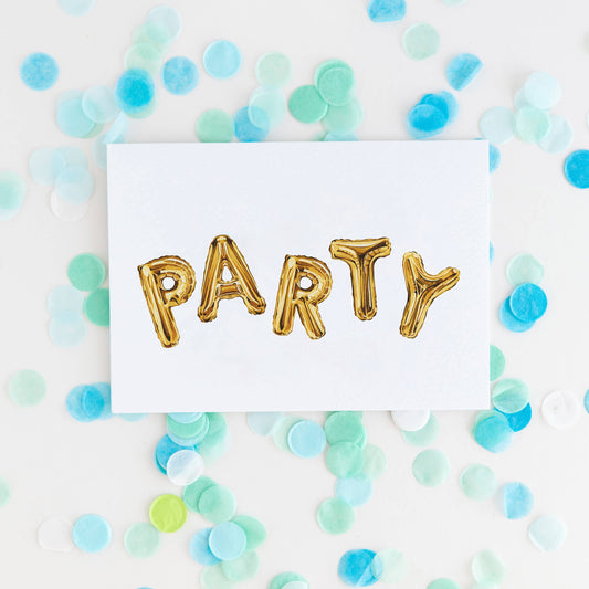 Card, Sophie Brabbins, Party Balloon Sustainable Greetings Card