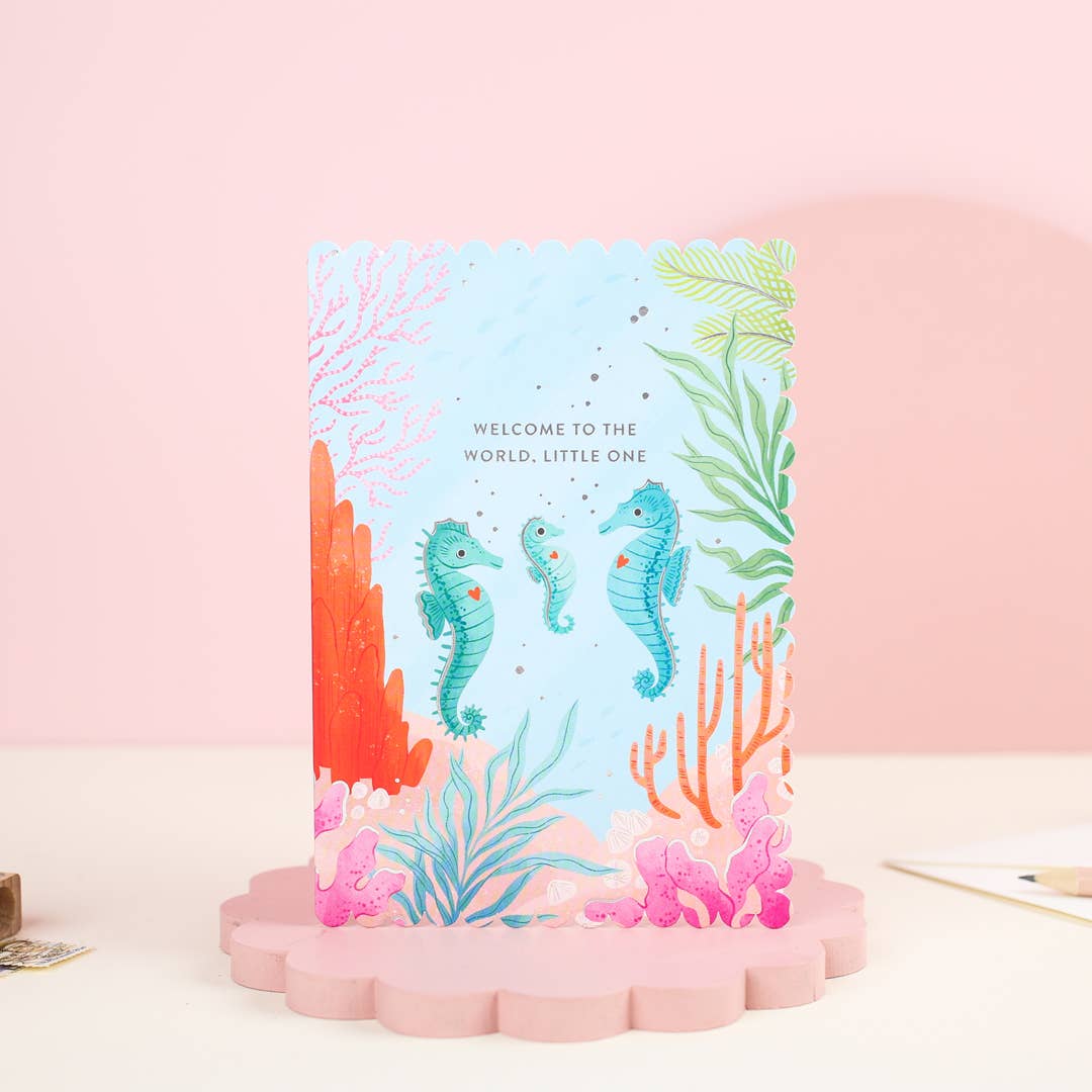 Ricicle Cards - Welcome to The World Little One | New Baby | Greeting Card