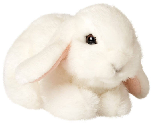 Aries rabbit, lying down (white) - cuddly/plush toy