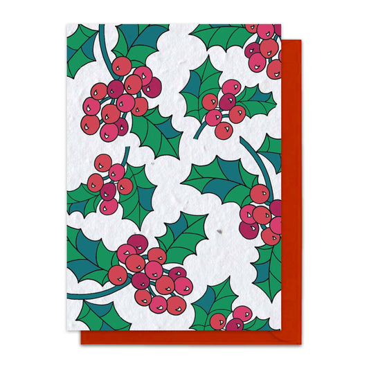 Holly Seed Card