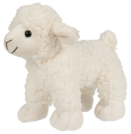 White lamb - 19 cm (length) - cuddly/plush toy