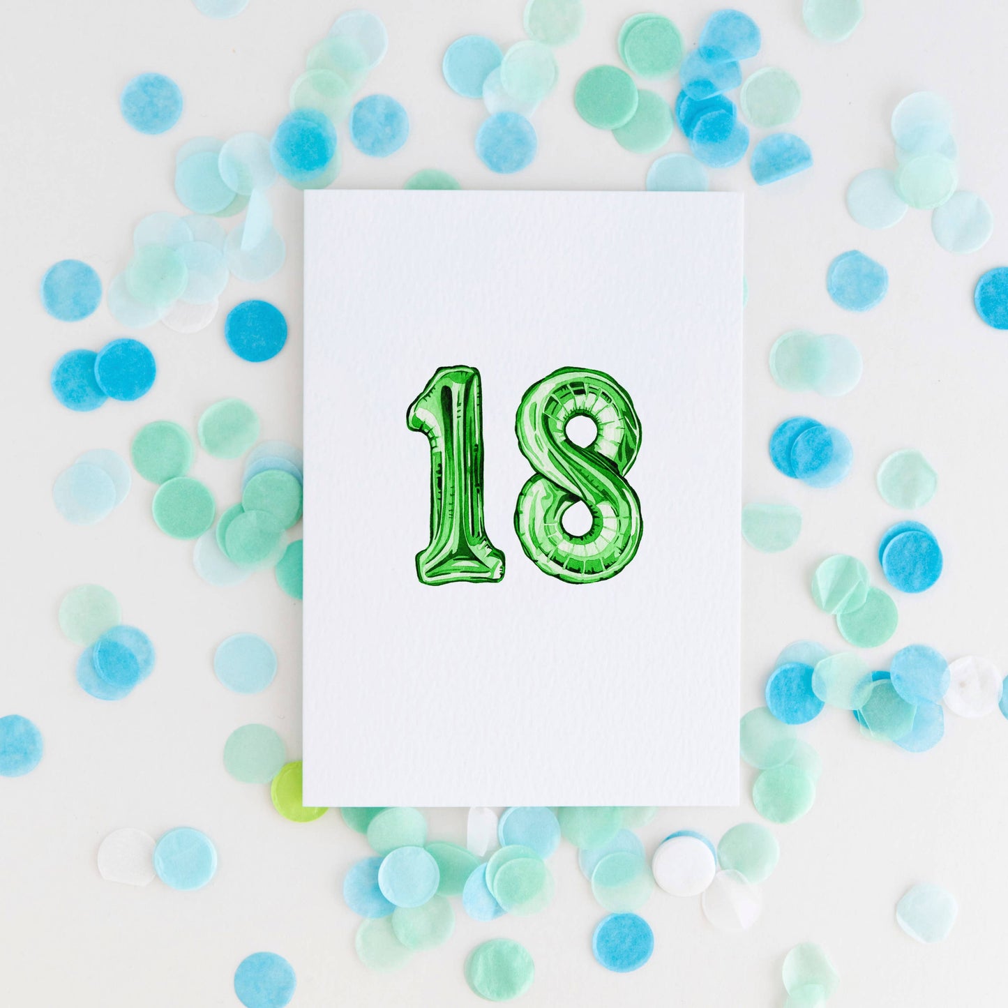 Card, Sophie Brabbins, 18th Birthday Sustainable Greetings Card