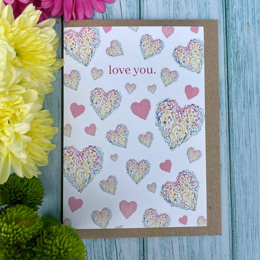 Card, Jen Winnett, Love You