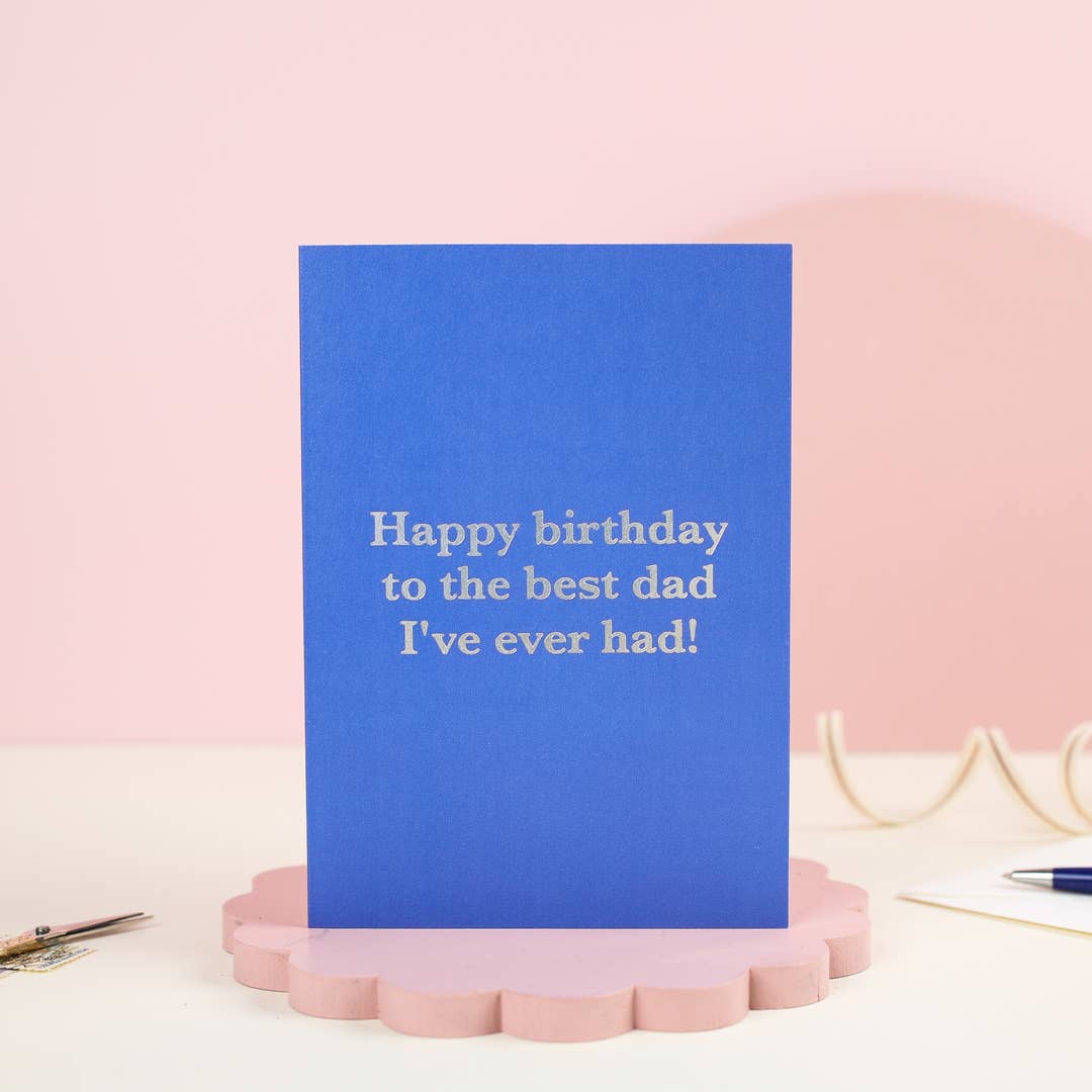 Ricicle Cards - Birthday Best Dad | Funny Greeting Card | For Him | Men