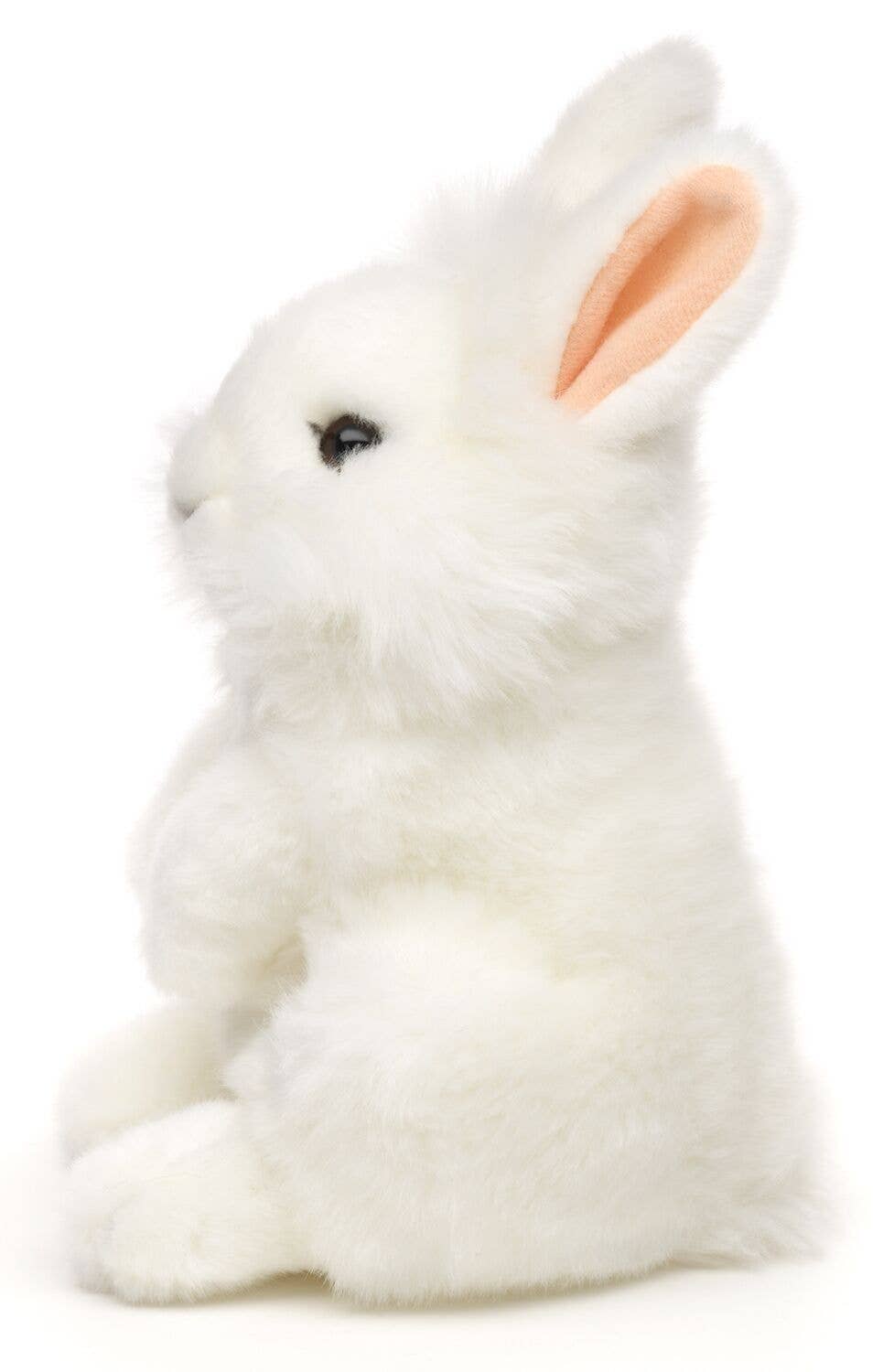 Angora rabbit, standing (white) - cuddly/plush toy