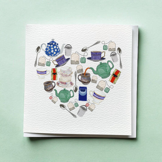 Card, And Hope, Tea Heart