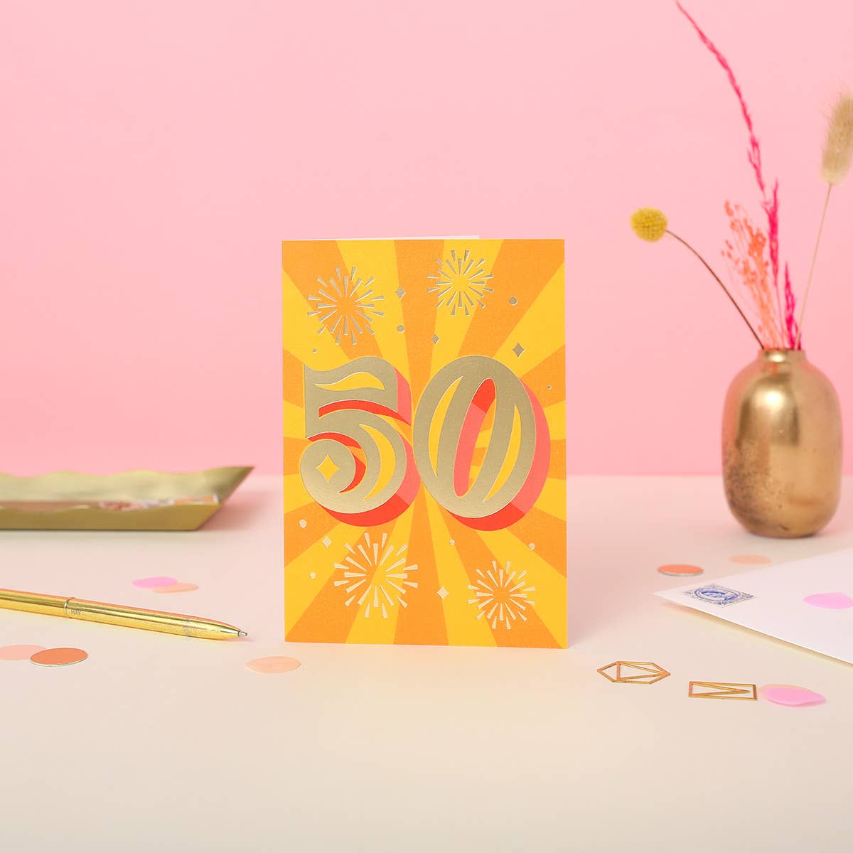 Ricicle Cards - 50th Birthday Card | Greeting Card | Gender Neutral | Age