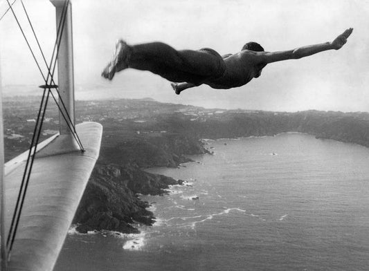 High dive blank greetings card