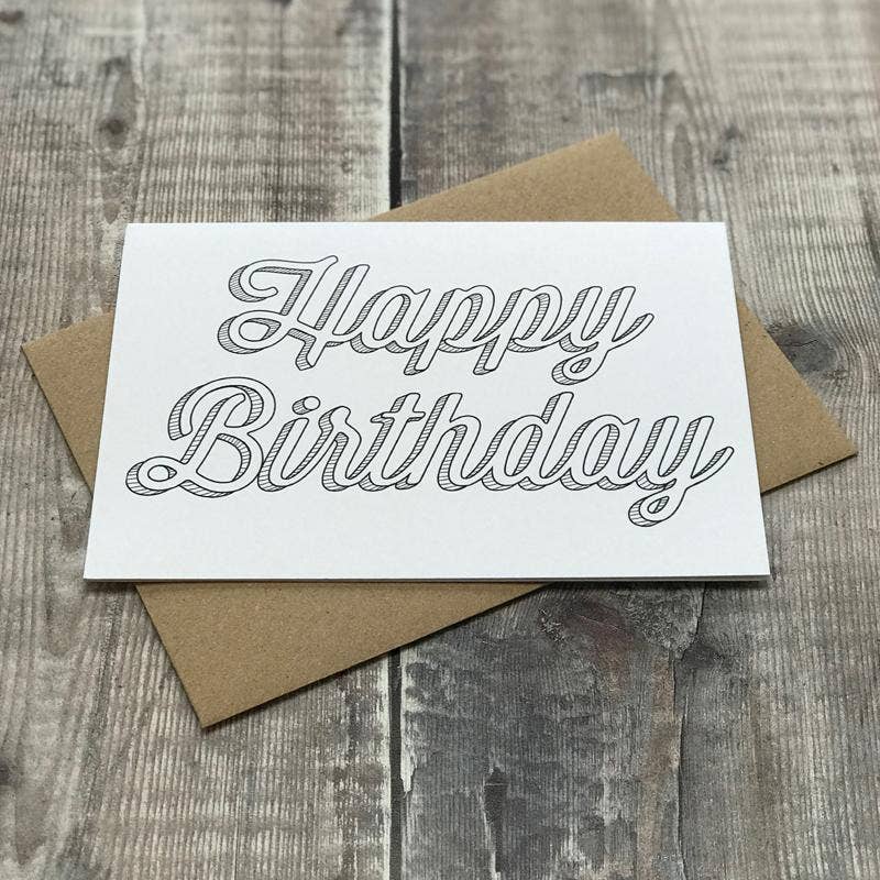 Happy Birthday - Landscape