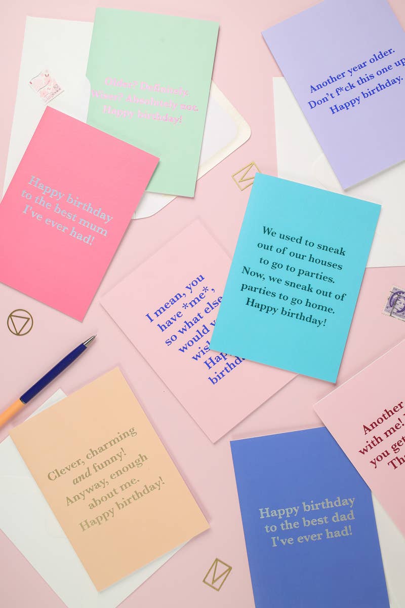 Ricicle Cards - Birthday Best Dad | Funny Greeting Card | For Him | Men