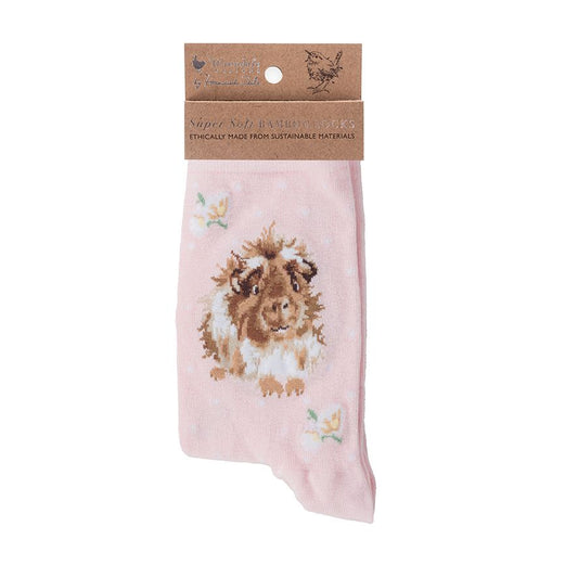 Wrendale, Socks, Size 4 - 8, Guinea Pig, Grinny Pig