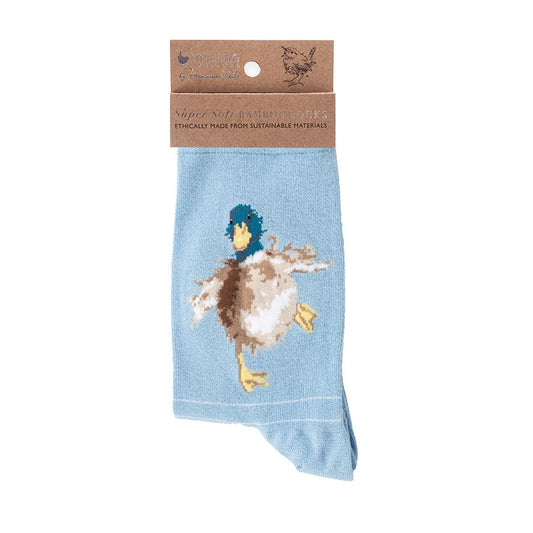 Wrendale, Socks, Size 4 - 8, Duck - A Waddle and a Quack