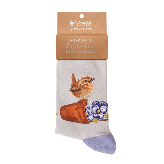 Wrendale, Socks, Size 4 - 8, Wren, Pottering About